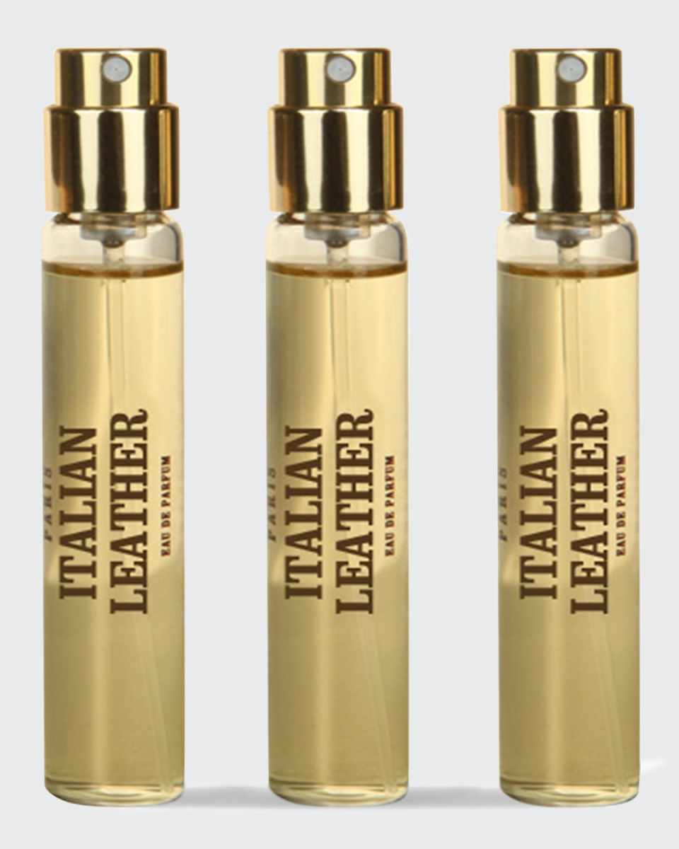 Italian Leather Travel Spray Refills, 3 x 0.3 oz.